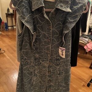 Ramy Brook Blue Denim Dress